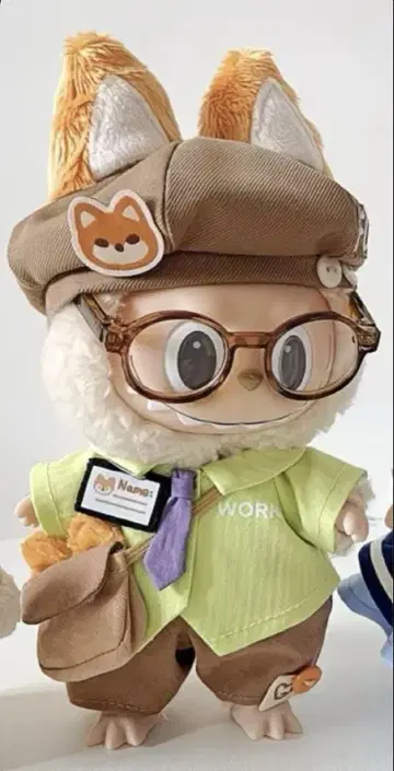 labubu 라부부 봉제 인형 의류 여우 5세트