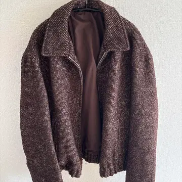 ZARA 울 혼방 브라운 점퍼