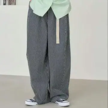 [ days ] 럭비공 팬츠 히코리 팬츠