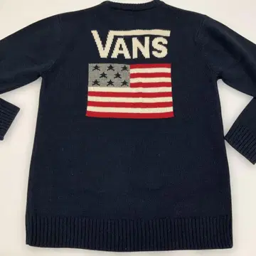 VANS 남성용 니트 네이비 M 울 혼방 #2631