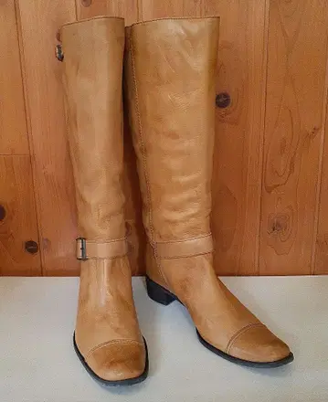 Facil 베이지 롱 부츠 버클 포함 23cm
