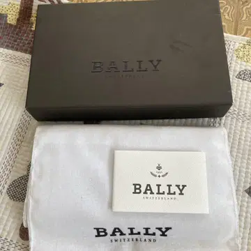 BALLY 블랙 가죽 장지갑