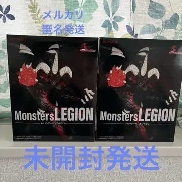 유희왕 시리즈 레드 데몬즈 드래곤 피규어 2개 세트