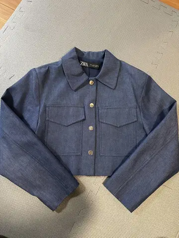 ZARA 데님 숏 기장 자켓