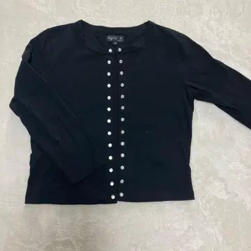 agnes b. 가디건 블랙 M 상당