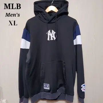 MLB 에무엘비 후드티 XL 자수 로고 A.L 콜라보