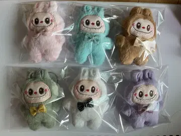러브브 봉제 인형 키링 6개 세트