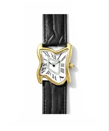 Laphont Square Melting Watch Large Gold