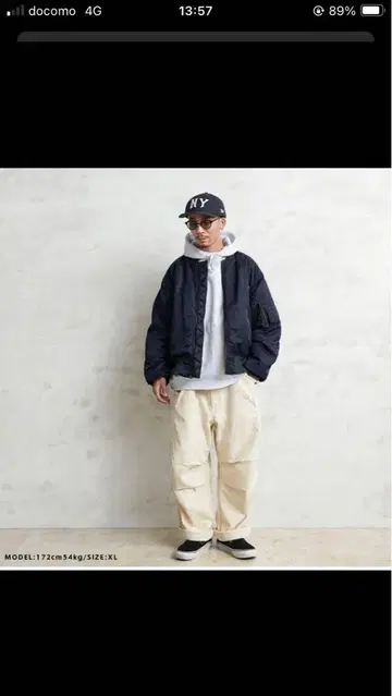 WAIPER B-15C MOD FLIGHT JACKET XL 사이즈