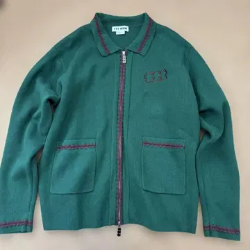TTT MSW Knit polo cardigan 가디건 그린