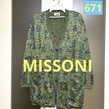 MISSONI 레이온 면 혼방 가디건