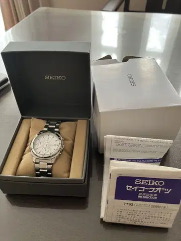 시계 SEIKO 세이코 7T92 실버