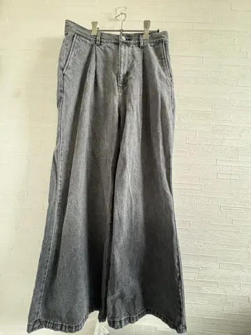 빈티지 메이크 턱 플레어 데님 팬츠