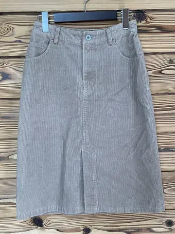 M02055 A/T 에이티 코듀로이 타이트 스커트