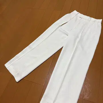 Stunning Lure 화이트 와이드 팬츠