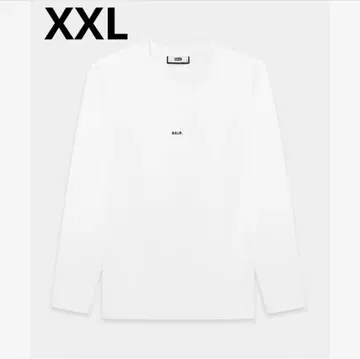BALR. 보라 새상품 미니 로고 크루넥 긴팔 T셔츠 XXL