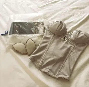 브라이덜블룸 브라이덜 이너 뷔스티에 D65 모카 그레이