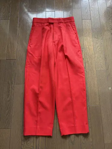 [ 새상품급 ] 드로어 팬츠 빨간색 size34