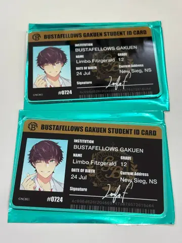 바스타페로우즈 프린세스 카페 바스타페 학생증 아크릴 카드 린보