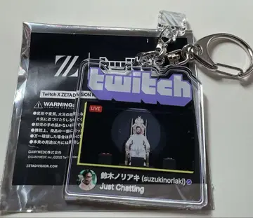 새상품 스즈키 노리아키 아크릴 키체인 ZETA twitch TGS2025