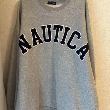 NAUTICA 그레이 로고 트레이닝복