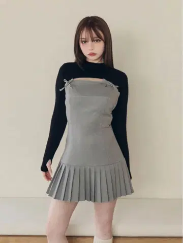 ANDMARY / Karen knit set mini dress