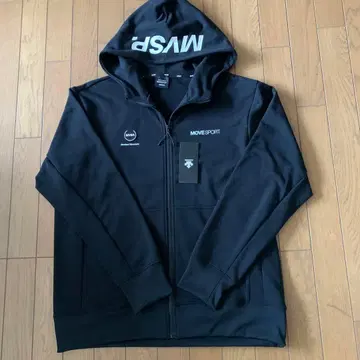 MOVE SPORT 블랙 집업 후드티