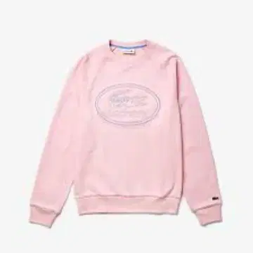 컨디션 최상 LACOSTE 핑크 로고 자수 트레이닝복 L 사이즈