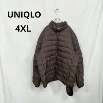 [유니클로] 퀼팅 다운 자켓 4XL 브라운 빅 사이즈 남성용