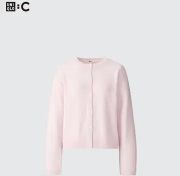 캐시미어 크루넥 숏 가디건