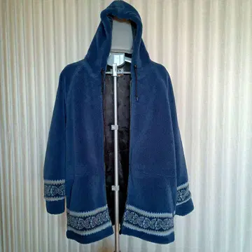 PIKO 후드티 자켓 파랑 네이비 계열 M