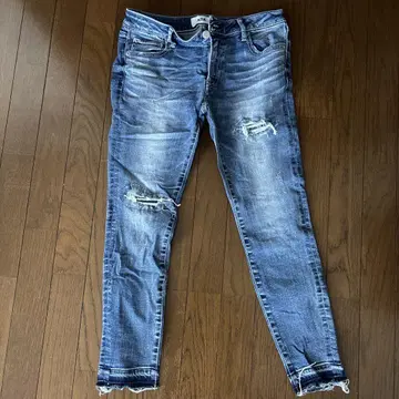 AZULBYMOUSSY 리페어 스키니 데님