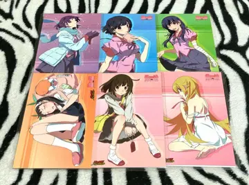 모노가타리 시리즈 세컨드 시즌 엽서 6종 니시오 이신 라미네이티드