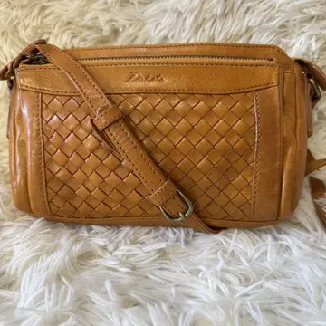 [ Dakota ] 다코타 랑카스터 숄더백 머스타드 뜨개질