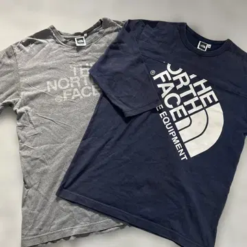 THE NORTH FACE 티셔츠 세트 그레이 네이비