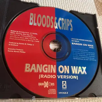 BLOODS & CRIPS BANGIN ON WAX 싱글 G Rap