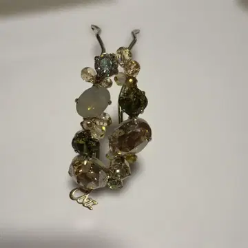 컴플렉스 비즈 다색 비즈 헤어핀