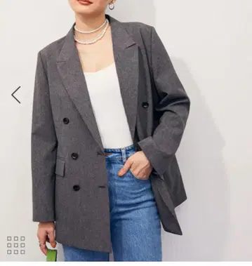 [즉시 배송 가능] 라이트 트위드 더블 자켓