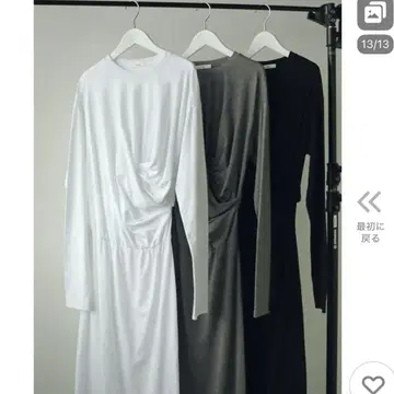 anuke 드레이프컷 원피스