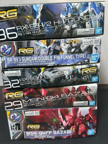 건담 프라모델 RG 5종 세트