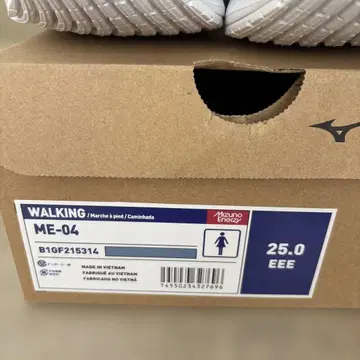 미즈노 워킹화 25.0 EEE