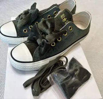 새상품 converse 귀여운 벨로아 리본 23