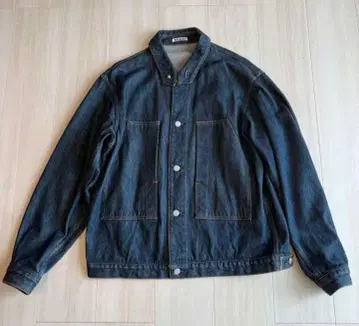 AURALEE HARD TWIST DENIM BLOUSON 3
