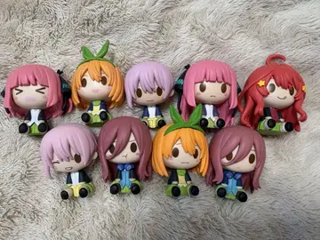 5등분의 신부 굿즈 제일복권 쵸코놋코 피규어 세트 미쿠 니노