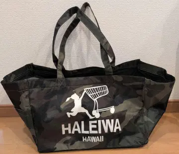 HALEIWA 카모플라쥬 에코백 토트백 대용량 수납 봉투 포함