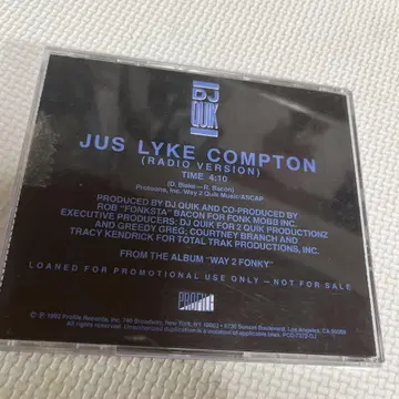 DJ Quik Jus Lyke Compton G Rap