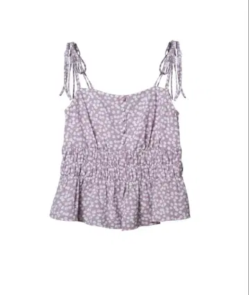 Cherry Pattern Strap Top