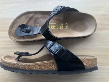 버켄스탁 블랙 플립플랍 38 사이즈 24.5cm