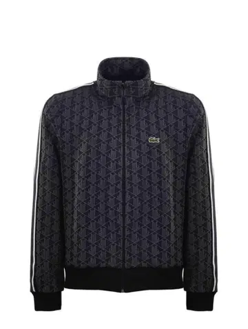Lacoste 모노그램 트랙 자켓 블랙