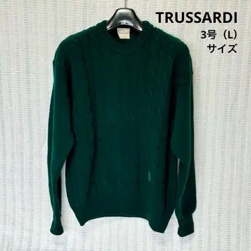 [신년 한정 가격] TRUSSARDI 트루사르디 남성용 니트 사이즈 3